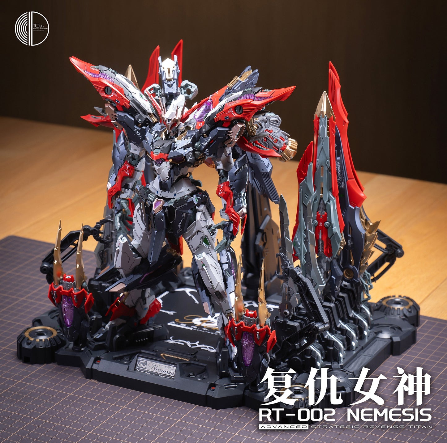[In Stock] Infinite Dimension 1/100 MG Size RT-002 Nemesis 22cm Tall Model Kit