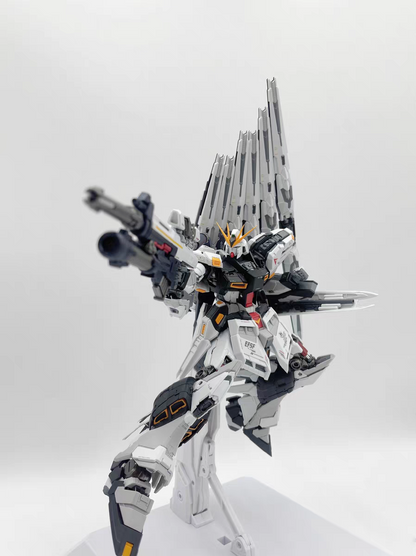 [In Stock] V-Tiger MG 1/100 RX-93 V Nu Gundam GK style Model Kit w/ Metal Frame