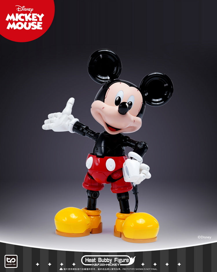 [In Stock] Heatboys HBF001 Mecha Mickey Mouse Classic Ver. Alloy Metal Action Figure