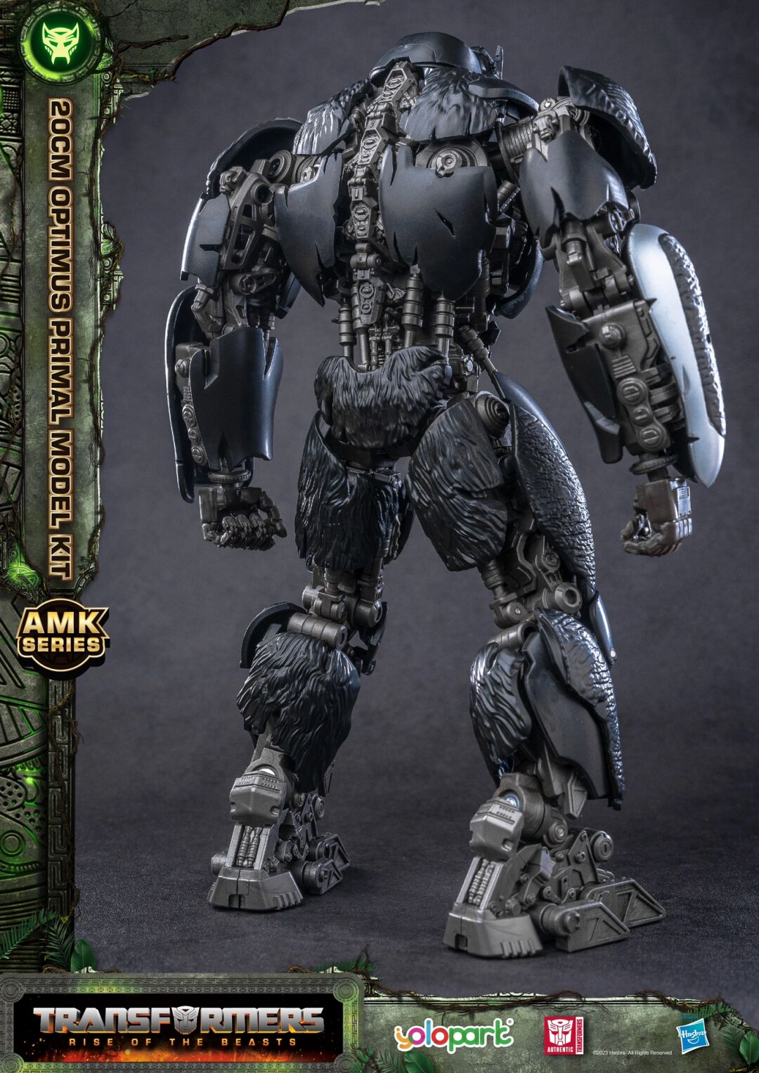 [In Stock] Yolopark Transformers Rise of the Beasts AMK Series Optimus Primal Pre-assembled Model Kit 20cm Tall