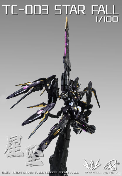 [In Stock] Iron Toys 1/100 Star Fall 22cm Model Kit Alloy Skeleton & LED Lights