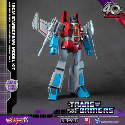 [In Stock] Yolopark Transformers Amk Pro G1 Starscream Model Kit 19cm Tall