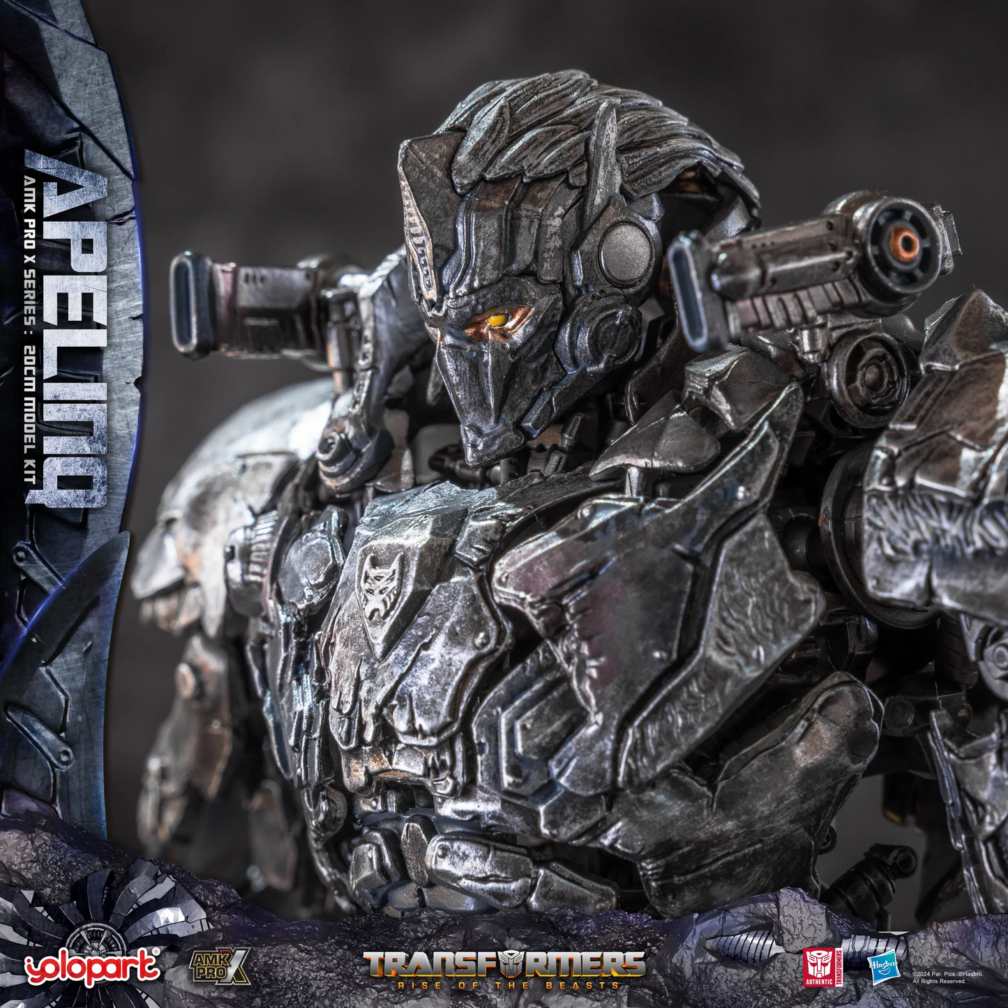 [In Stock] Yolopark AMK PRO X Series Transformers Apelinq Model Kit 20cm Tall