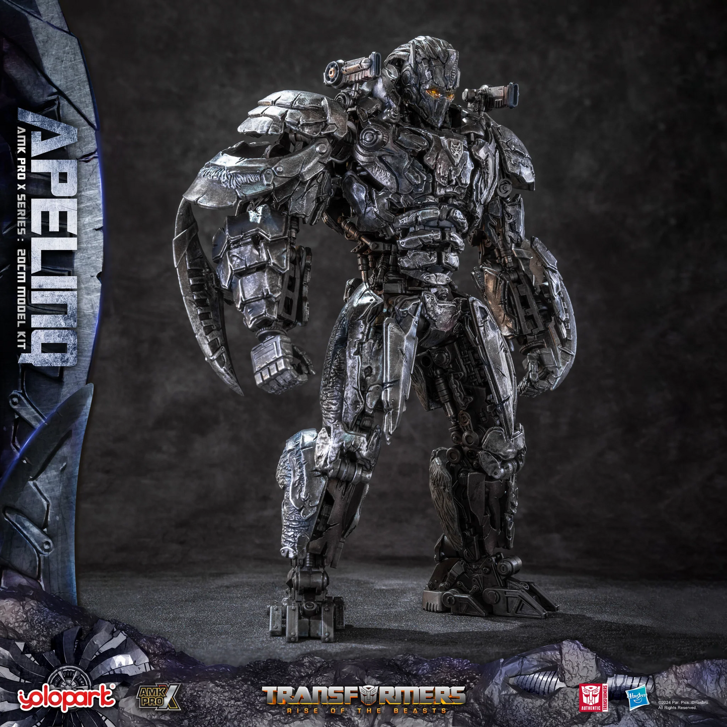 [In Stock] Yolopark AMK PRO X Series Transformers Apelinq Model Kit 20cm Tall