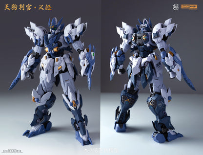 [In Stock] MJZ 1/100 MG Size Tengu Judge Yoshitsune Plastic Model Kit with Metal Skeleton 23cm Tall