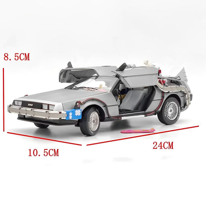 [In Stock] Hot Wheels 1:18 Elite Back To The Future DMC DeLorean Diecast Car
