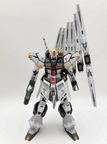[In Stock] V-Tiger MG 1/100 RX-93 V Nu Gundam GK style Model Kit w/ Metal Frame