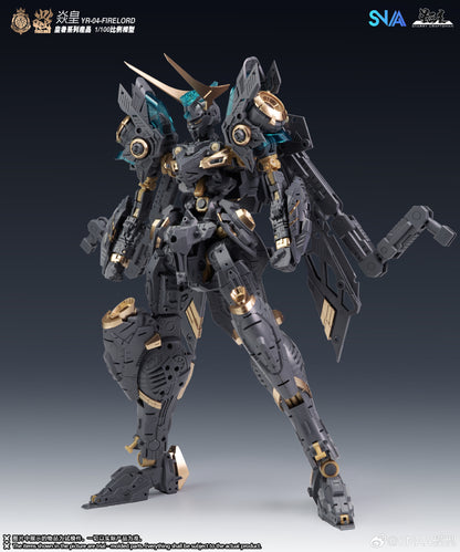 [In Stock] SNAA 1/100 MG size Fire Lord YR-04 Plastic Model Kit 22cm Tall