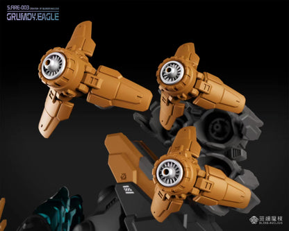 [In Stock] Blend-Nucleus S.Fire-003 Grumdy Eagle 1/72 Action Figure 26 cm Tall