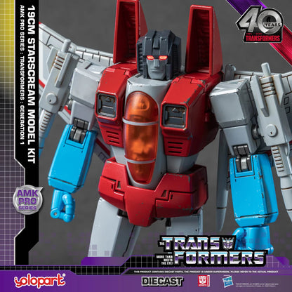 [In Stock] Yolopark Transformers Amk Pro G1 Starscream Model Kit 19cm Tall