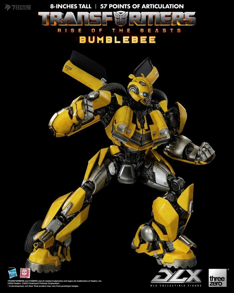[Pre-order] Threezero DLX Transformers Bumblebee (Rise of the Beasts Ver.) 23cm Action Figure
