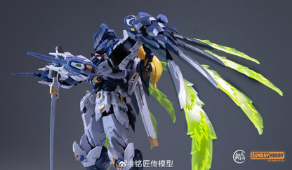 [In Stock] MJZ 1/100 MG Size Tengu Judge Yoshitsune Plastic Model Kit with Metal Skeleton 23cm Tall