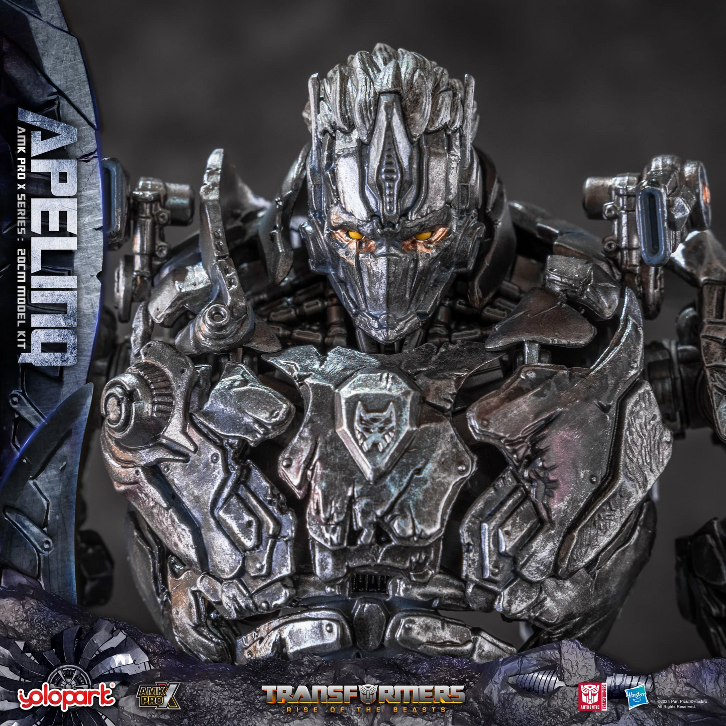 [In Stock] Yolopark AMK PRO X Series Transformers Apelinq Model Kit 20cm Tall