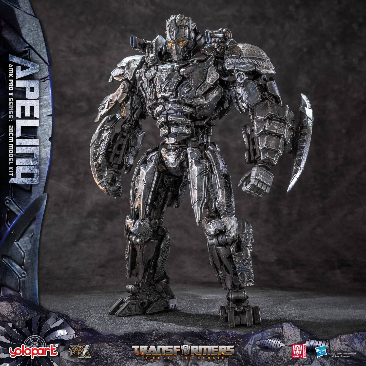 [In Stock] Yolopark AMK PRO X Series Transformers Apelinq Model Kit 20cm Tall