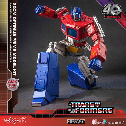 [In Stock] Yolopark Transformers Amk Pro G1 Optimus Prime Model Kit 20cm Tall