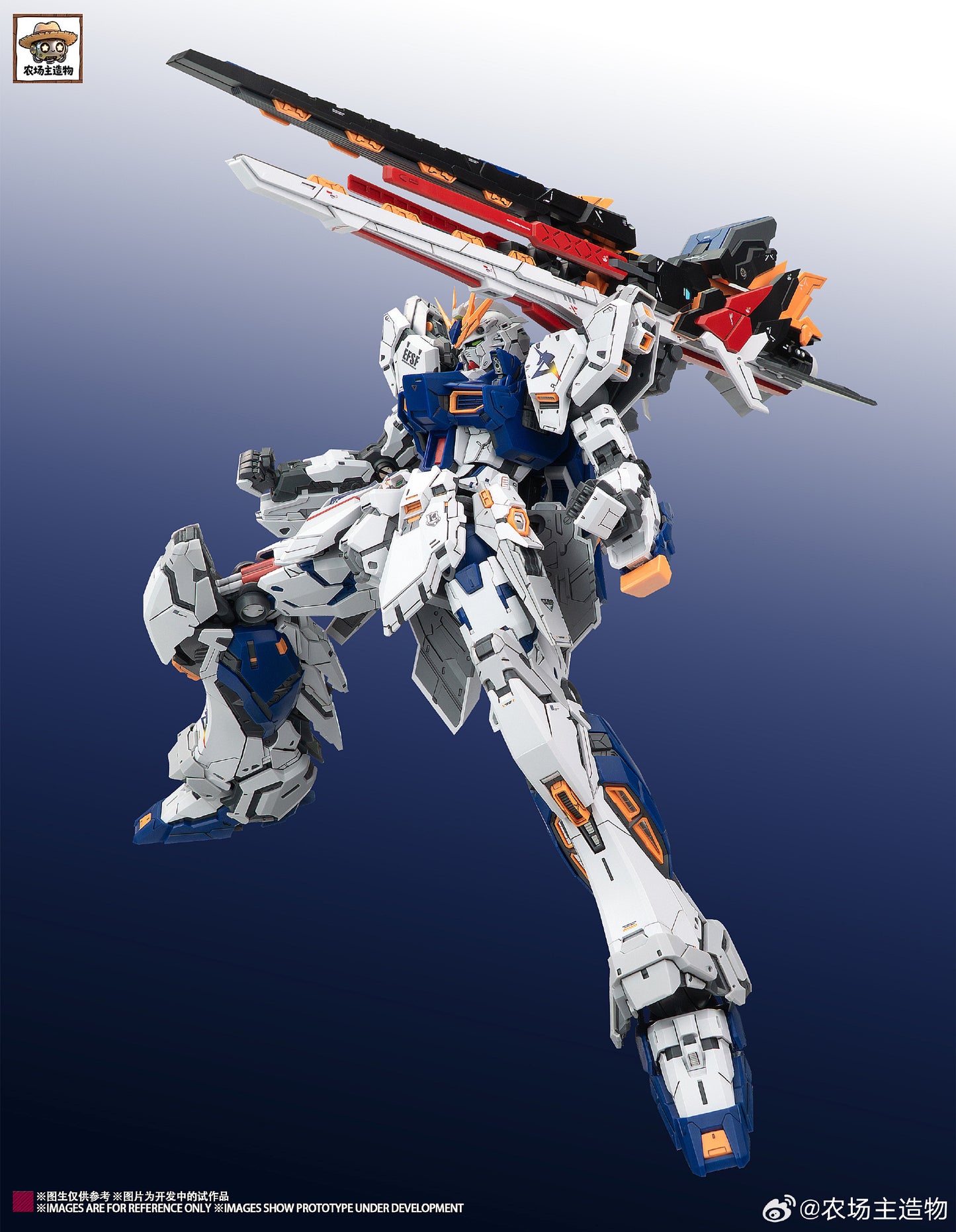 [Pre-order] Farmer Creation 1/100 MG Size Nu Gundam RX-93ff GK Design Model Kit