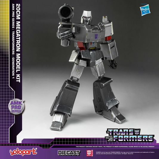 [In Stock] Yolopark Transformers Amk Pro Series G1 Megatron Model Kit 20cm Tall