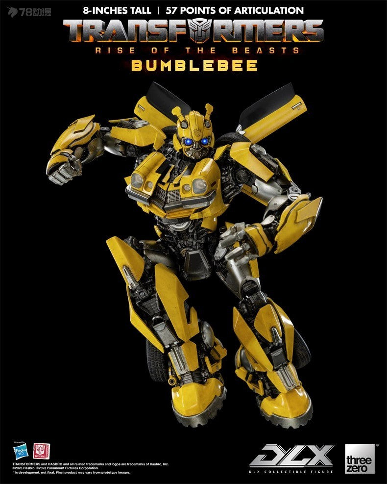 [Pre-order] Threezero DLX Transformers Bumblebee (Rise of the Beasts Ver.) 23cm Action Figure