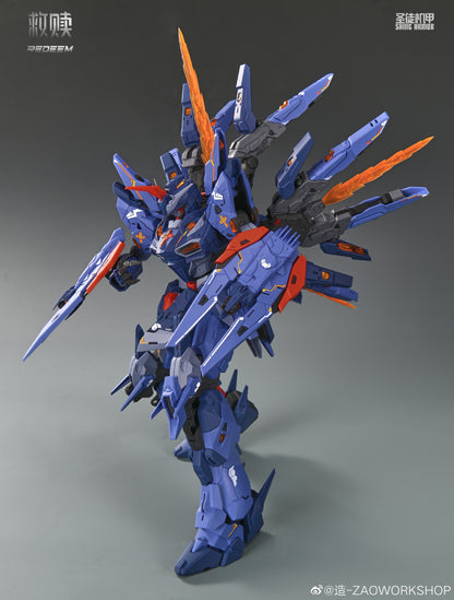 [In Stock] Zaoworkshop 1/100 MG Size Saint Armor - Redeem Model Kit 21cm Tall
