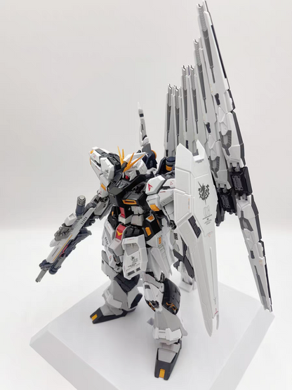 [In Stock] V-Tiger MG 1/100 RX-93 V Nu Gundam GK style Model Kit w/ Metal Frame