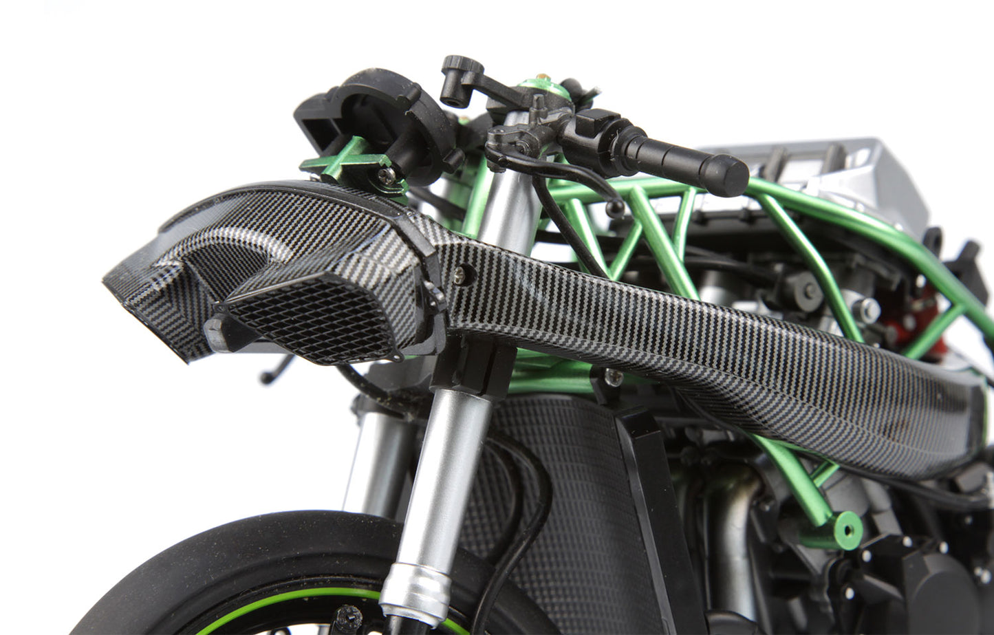 [In Stock] Meng 1/9 Kawasaki Ninja H2™R Motorcycle Plastic Model Kit