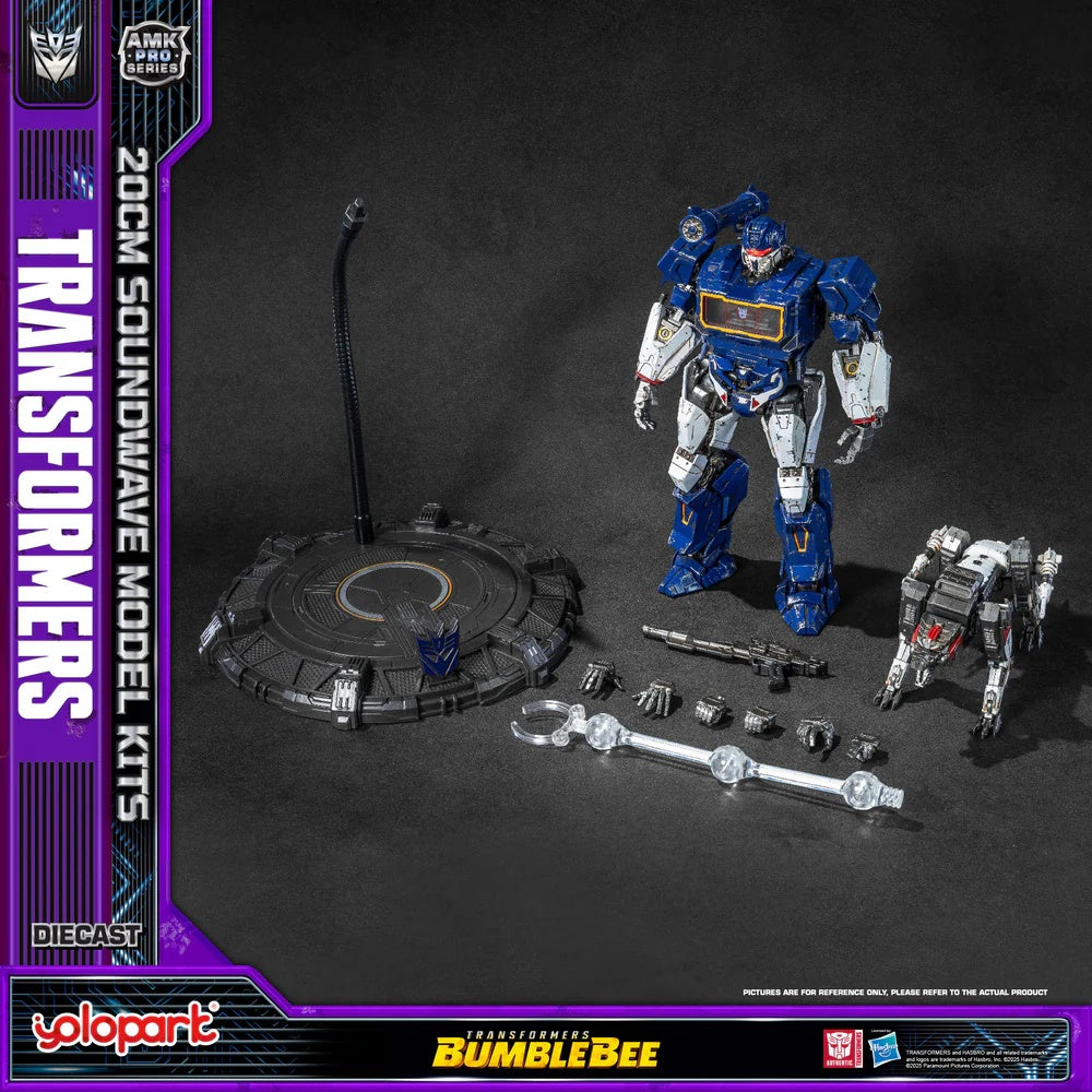 [Pre-order] Yolopark Transformers AMK PRO 20cm Soundwave Model Kit with Diecast