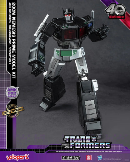[In Stock] Yolopark Transformers G1 Nemesis Prime-Black Optimus Prime Limited Edition Model Kit 20cm Tall