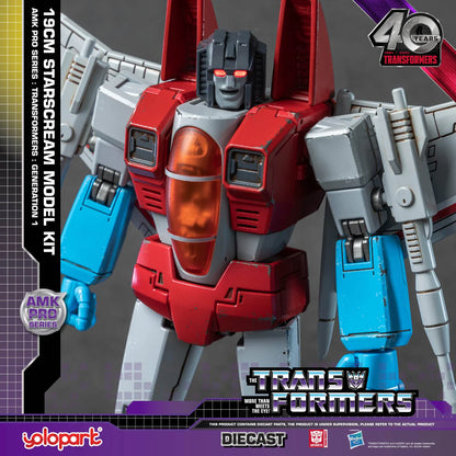 [In Stock] Yolopark Transformers Amk Pro G1 Starscream Model Kit 19cm Tall