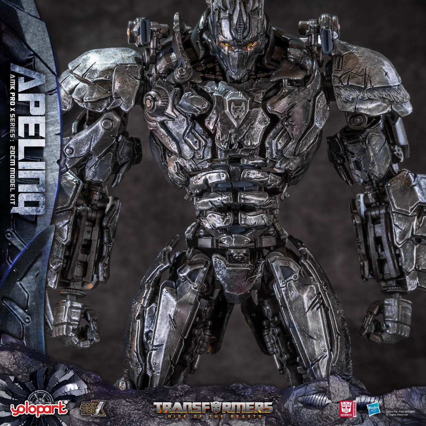 [In Stock] Yolopark AMK PRO X Series Transformers Apelinq Model Kit 20cm Tall