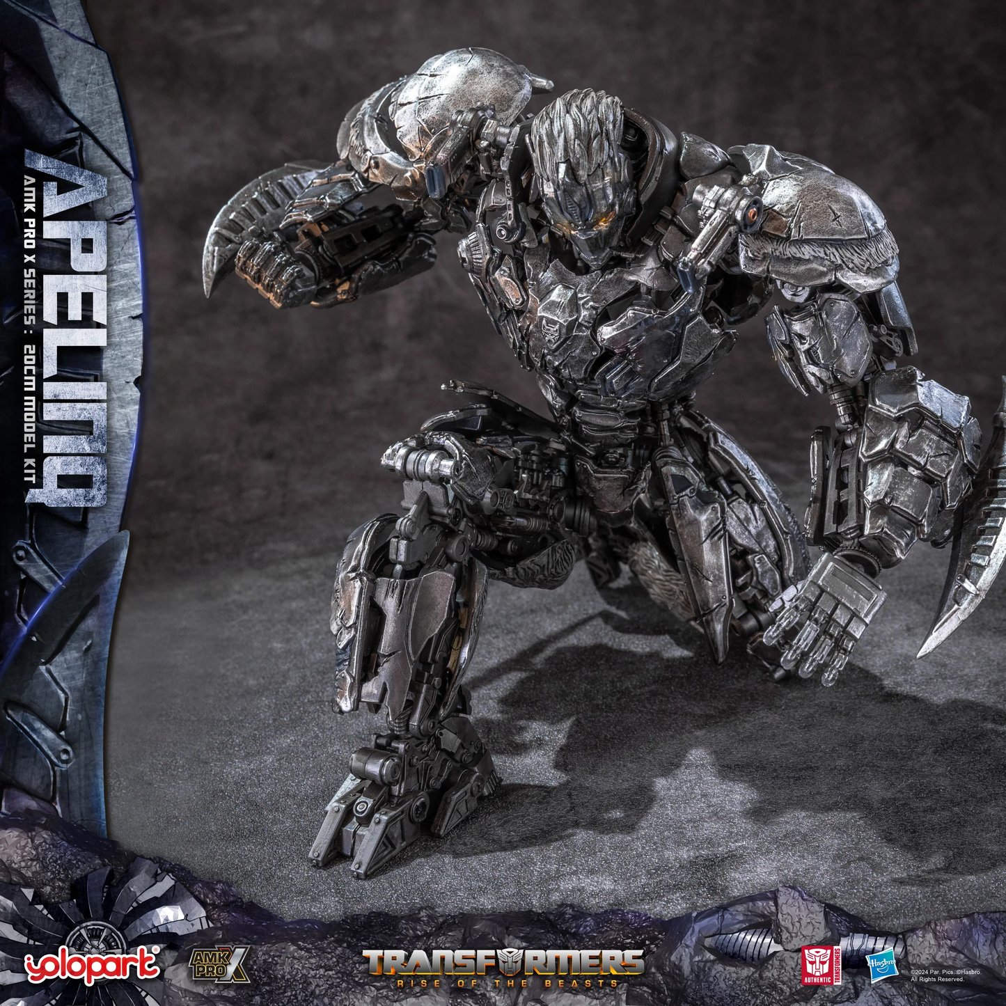[In Stock] Yolopark AMK PRO X Series Transformers Apelinq Model Kit 20cm Tall