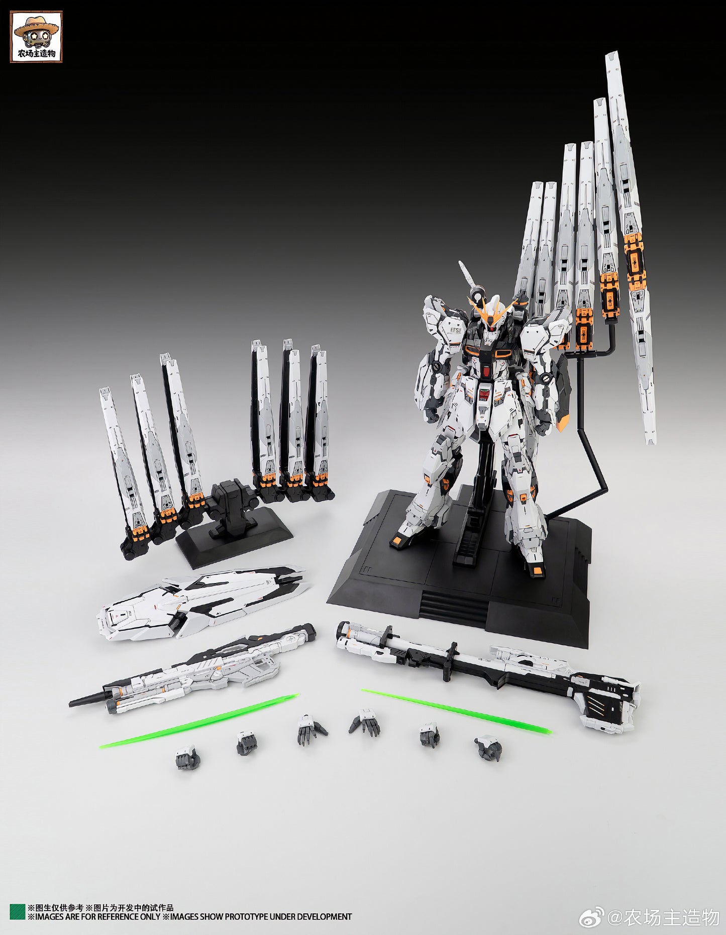 [Pre-order] Farmer Creation 1/100 MG Size Nu Gundam RX-93 GK Design Model Kit