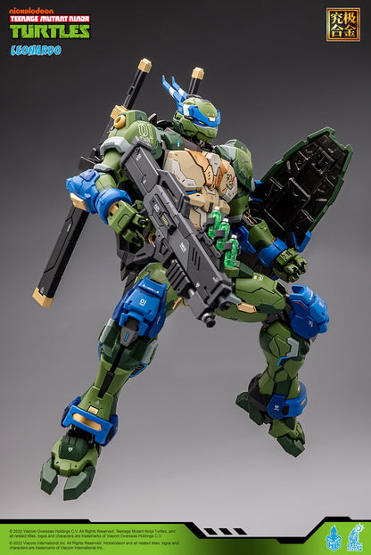 [In Stock] Heatboys HB0012 Mecha TMNT Leonardo Teenage Mutant Ninja Turtles Alloy Action Figure