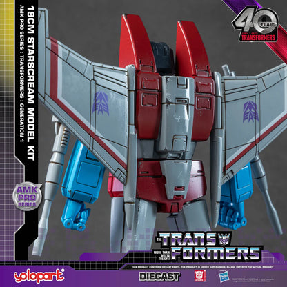 [In Stock] Yolopark Transformers Amk Pro G1 Starscream Model Kit 19cm Tall