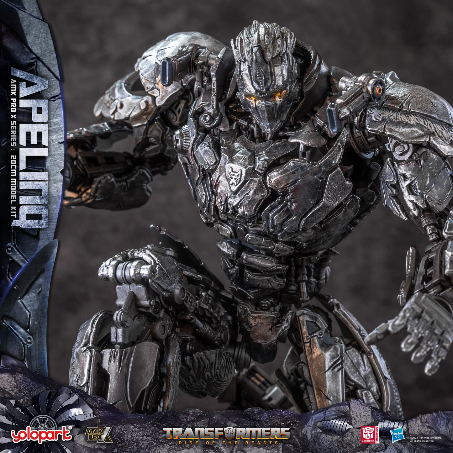 [In Stock] Yolopark AMK PRO X Series Transformers Apelinq Model Kit 20cm Tall