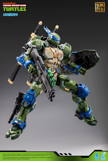 [In Stock] Heatboys HB0012 Mecha TMNT Leonardo Teenage Mutant Ninja Turtles Alloy Action Figure