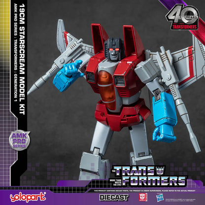 [In Stock] Yolopark Transformers Amk Pro G1 Starscream Model Kit 19cm Tall