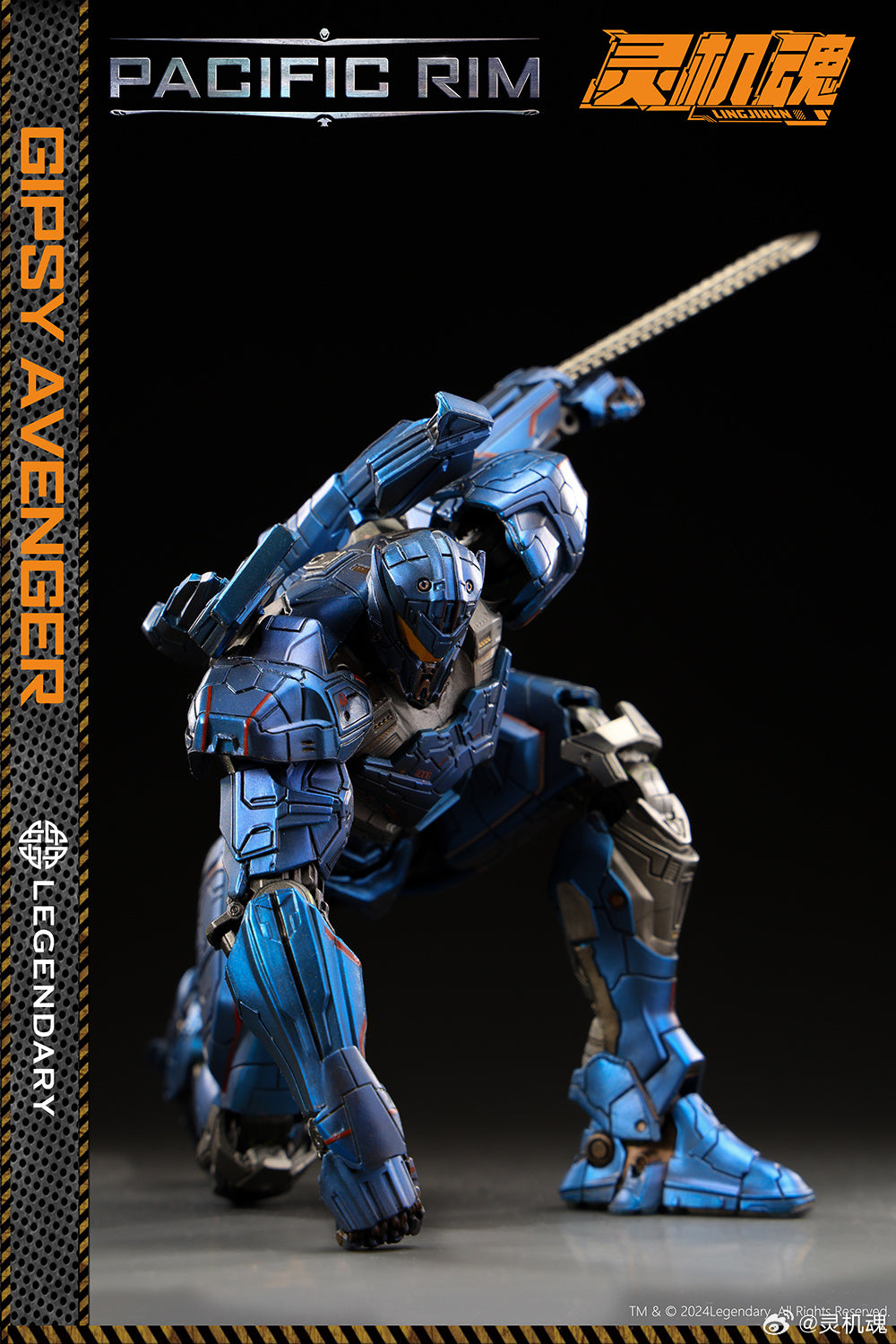 [In Stock] LingJiHun LJH Pacific Rim Gipsy Avenger 20cm Action Figure
