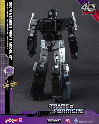 [In Stock] Yolopark Transformers G1 Nemesis Prime-Black Optimus Prime Limited Edition Model Kit 20cm Tall