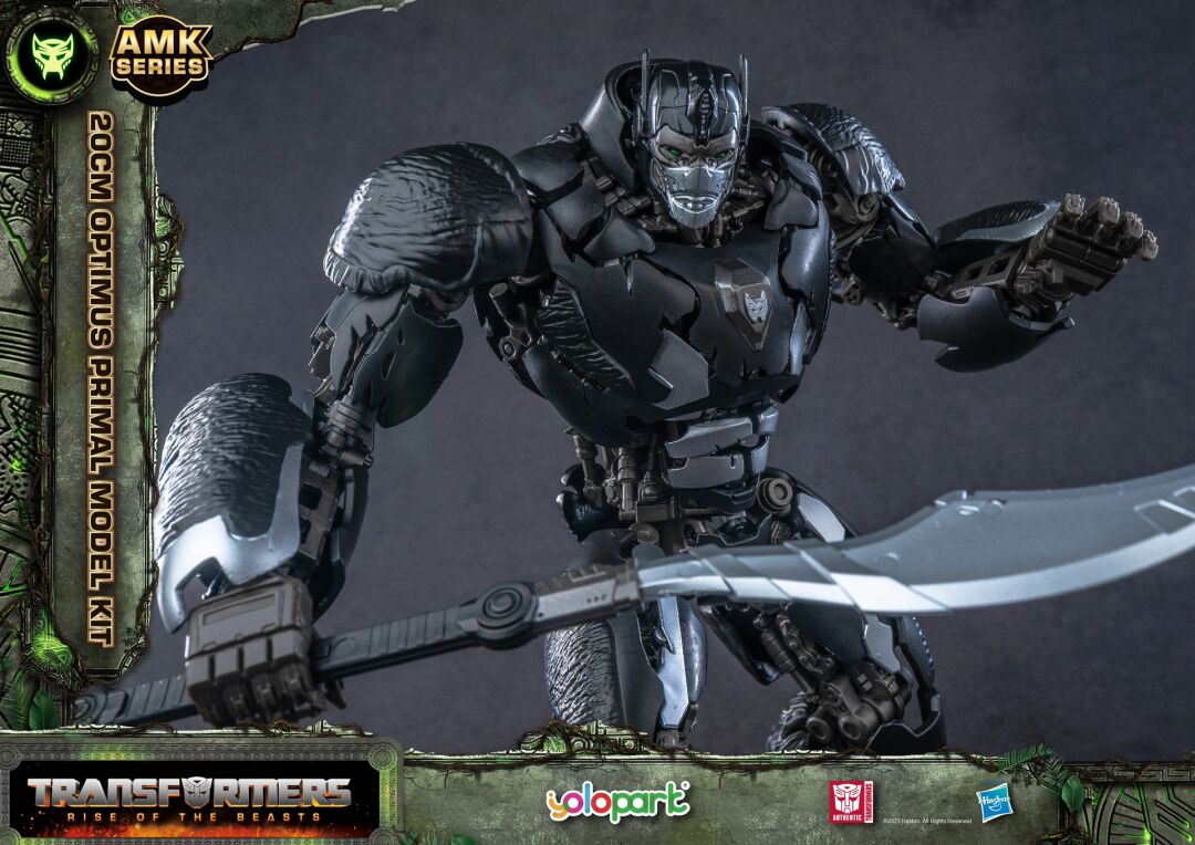 [In Stock] Yolopark Transformers Rise of the Beasts AMK Series Optimus Primal Pre-assembled Model Kit 20cm Tall