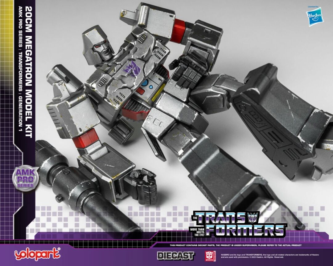 [In Stock] Yolopark Transformers Amk Pro Series G1 Megatron Model Kit 20cm Tall