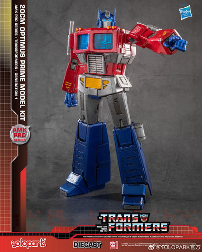 [In Stock] Yolopark Transformers Amk Pro G1 Optimus Prime Model Kit 20cm Tall