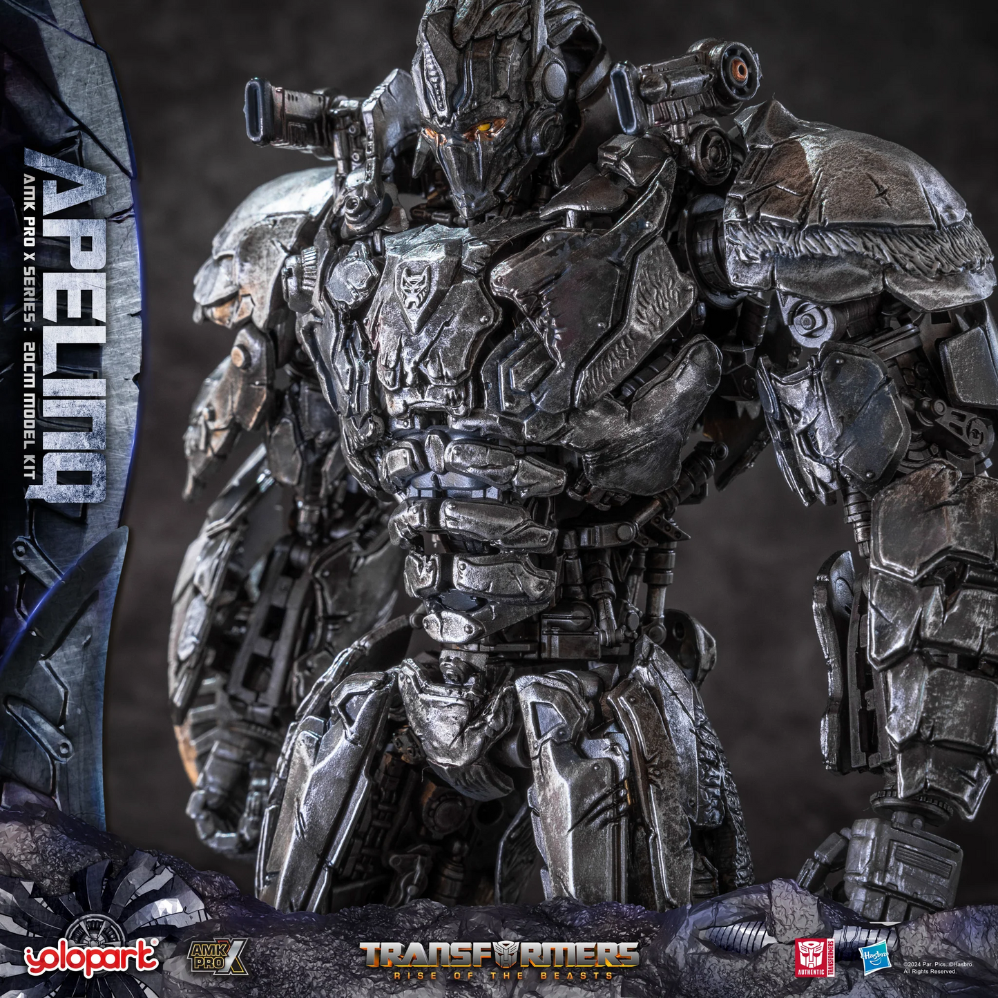 [In Stock] Yolopark AMK PRO X Series Transformers Apelinq Model Kit 20cm Tall