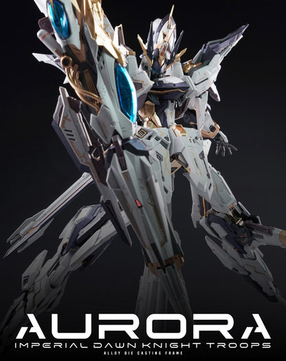 [In Stock] In Era+ 1/100 MG Size Aurora Model Kit with Metal Skeleton 22cm Tall