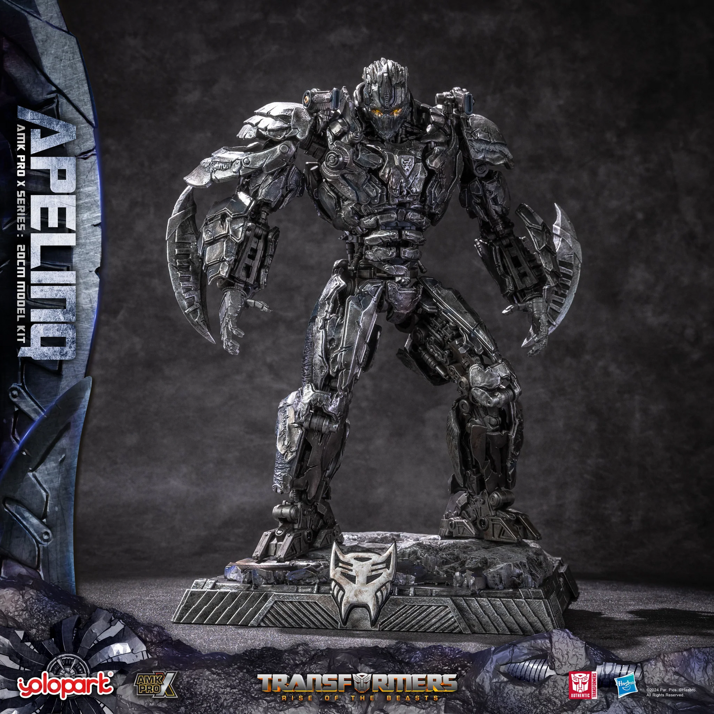 [In Stock] Yolopark AMK PRO X Series Transformers Apelinq Model Kit 20cm Tall