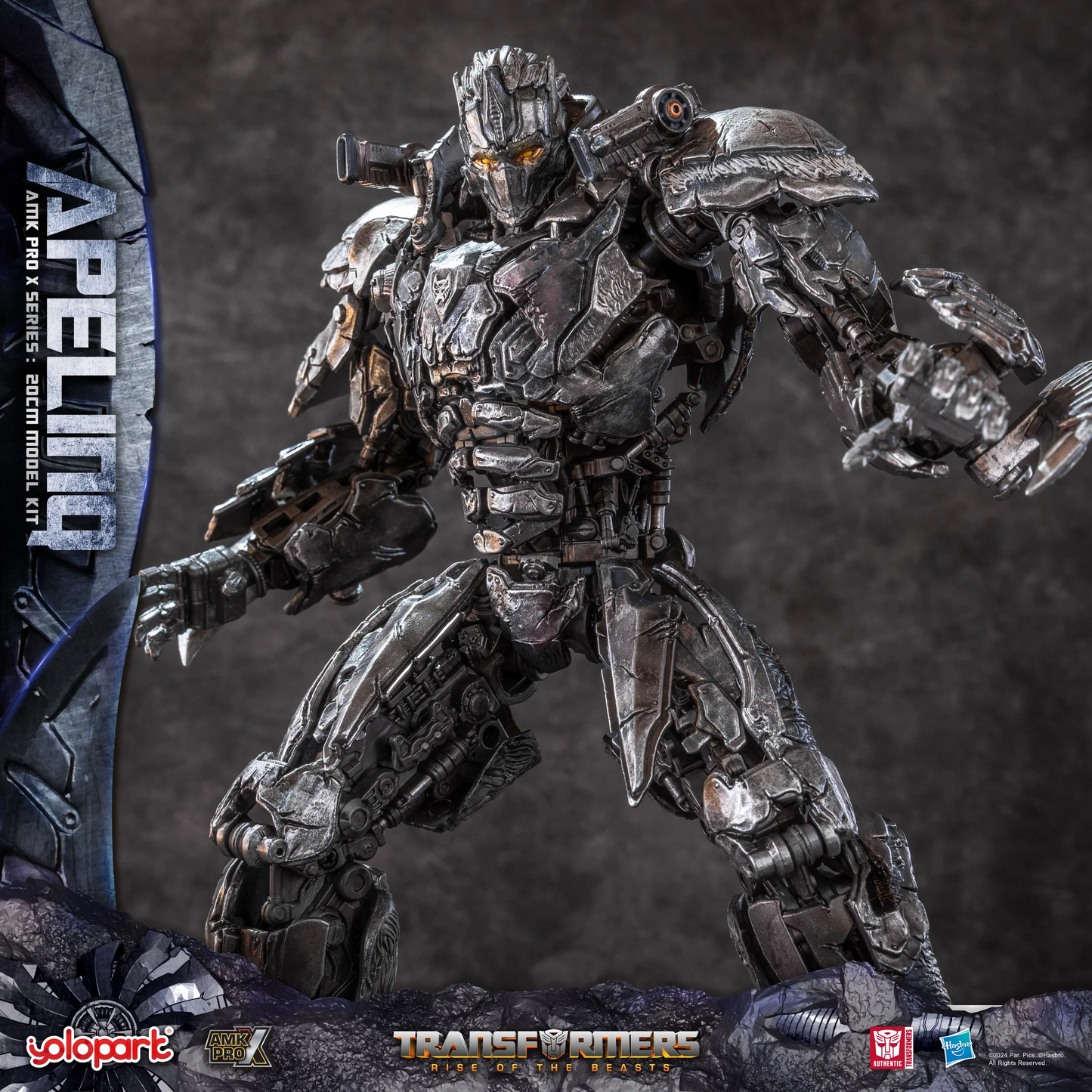 [In Stock] Yolopark AMK PRO X Series Transformers Apelinq Model Kit 20cm Tall