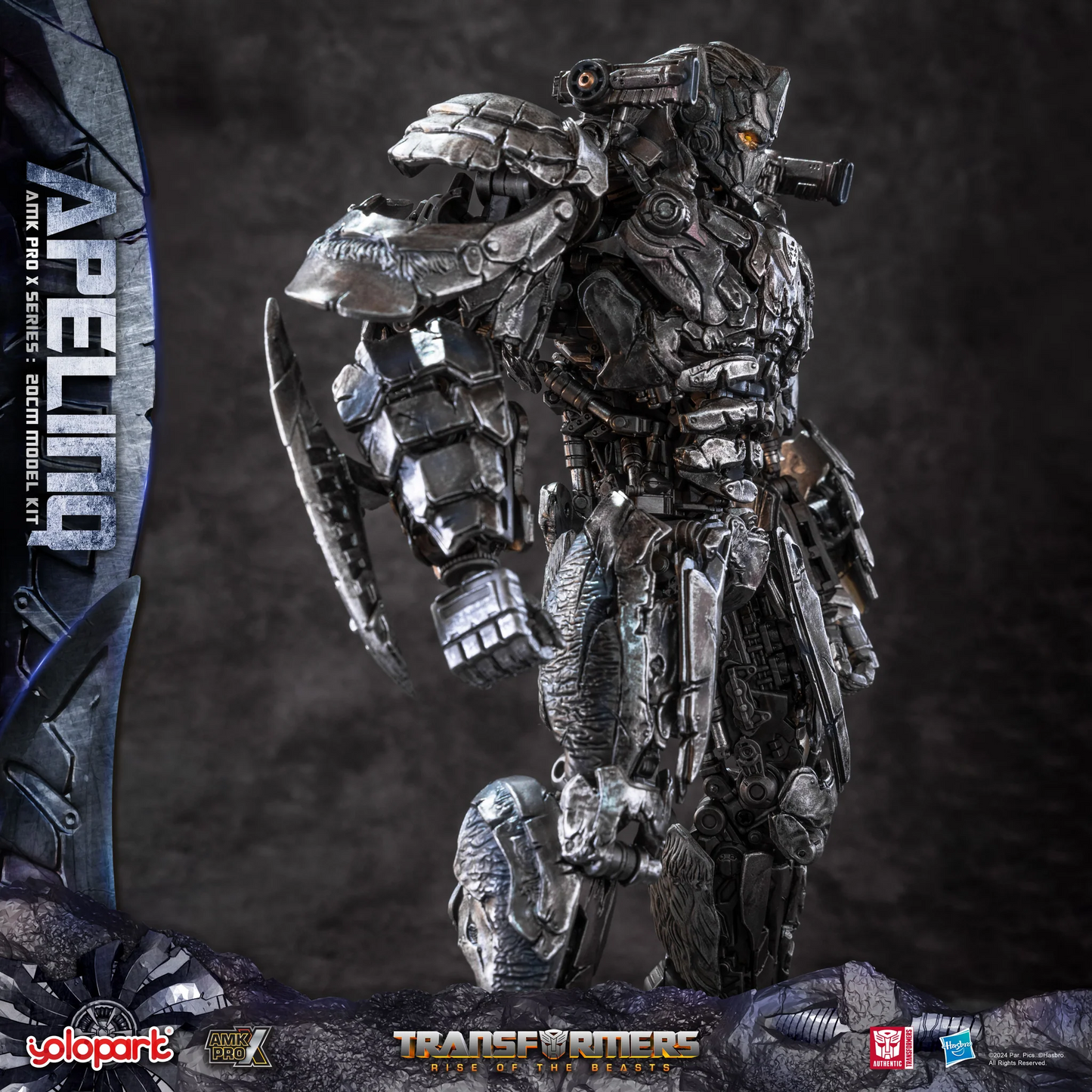 [In Stock] Yolopark AMK PRO X Series Transformers Apelinq Model Kit 20cm Tall