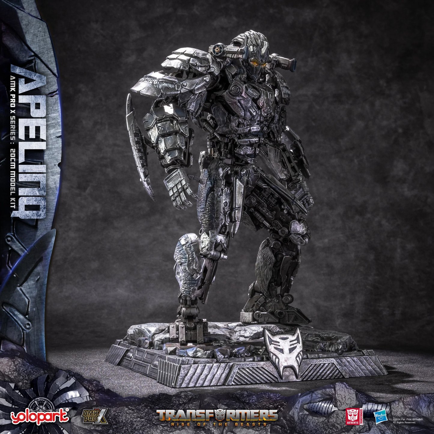 [In Stock] Yolopark AMK PRO X Series Transformers Apelinq Model Kit 20cm Tall