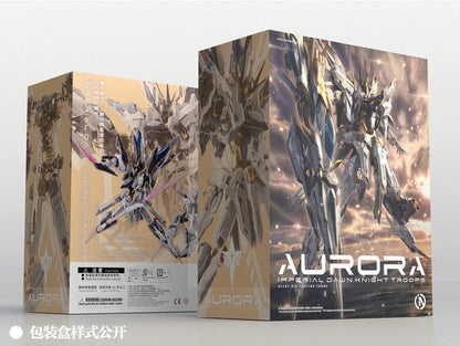 [In Stock] In Era+ 1/100 MG Size Aurora Model Kit with Metal Skeleton 22cm Tall