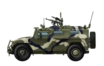 Meng 1/35 RUSSIAN ARMORED HIGH-MOBILITY VEHICLE GAZ-233014 STS “TIGER” Plastic Model Kit VS-003