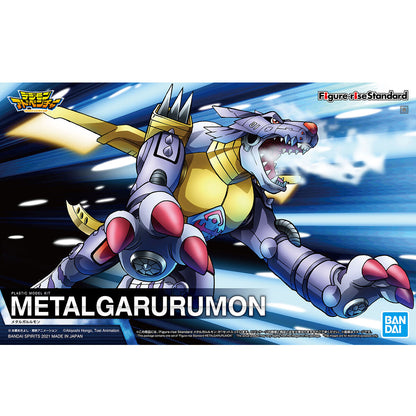 [In Stock] BANDAI Figure-rise Standard Digimon Metal Garurumon Plastic model Kit